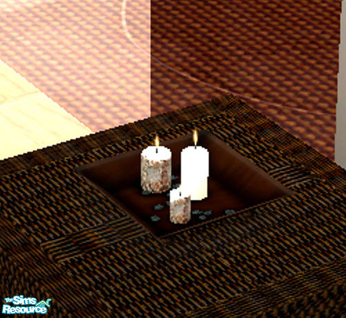 Sims 2 — Muga spicy coffee candle by MugaSim — Create a modern living room with organic and warm colours