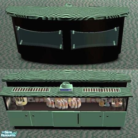 Sims 2 — Mint Bar TOP by buntah — This is the top for the mint bar in my Mint Madness set.