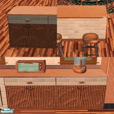 Sims 2 — Country Kitchen Counter TOP by buntah — This is the countertop for the counters and islands in my Country Copper