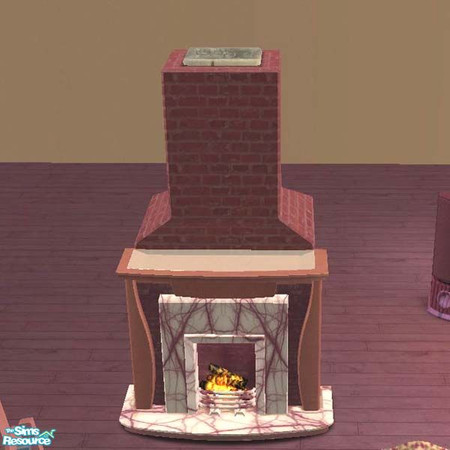 Sims 2 — Luscious fireplace CHIMNEY by buntah — This is the chimney for my Luscious Living Room set. After you have