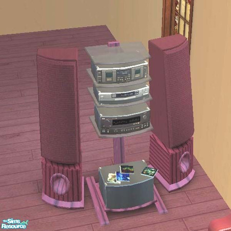 Sims 2 — Luscious Stereo TOP by buntah — This is part of my Luscious Living Room set
