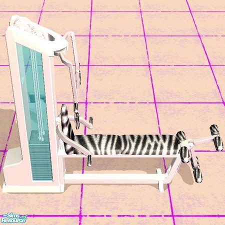 Sims 2 — Zebra skin cushions by buntah — These are the zebra skin cushions for my Workin' Out in Style set.