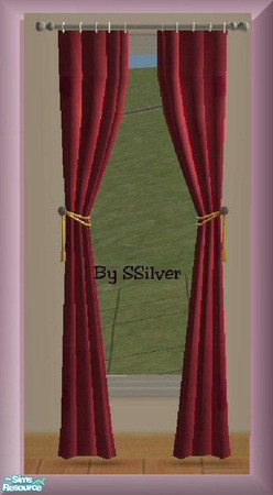Sims 2 — Romantic Living Drapes by SSilver — Part of my Romantic Living Set.