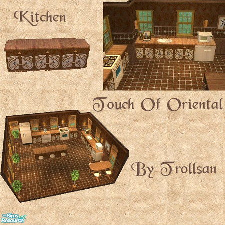 Sims 2 — Kitchen Touch of oriental by Trollsan — This is the kitchen in my set Touch Of Oriental. I hope you like it as