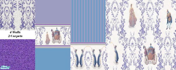 Sims 2 — Cinderella Set by Lorah — We all want the Cinderella story. Your Sims child can have it starting with this set.
