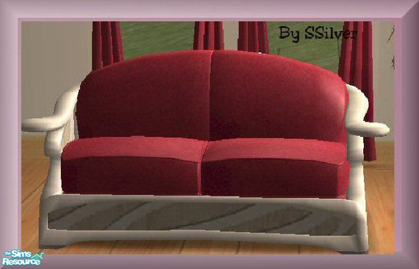 Sims 2 — Romantic Loveseat Frame by SSilver — This file is the frame for this loveseat. Part of my Romantic Living Set.