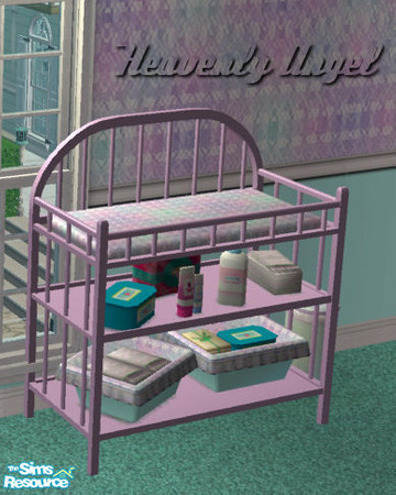 Sims 2 — Pastel Passions Changing Table by HeavenlyAngel — This is the changing table for the pastel passions nursery.