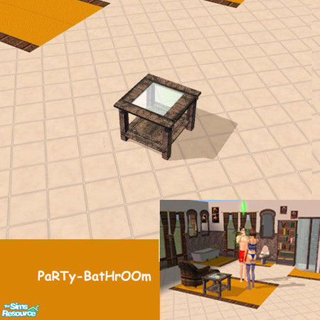 Sims 2 — pArTy BatHrOOm ENDTABLE by gbourn — life is fun!!!!