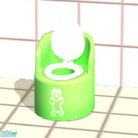 Sims 2 — Green Potty by LilAl — For a change.