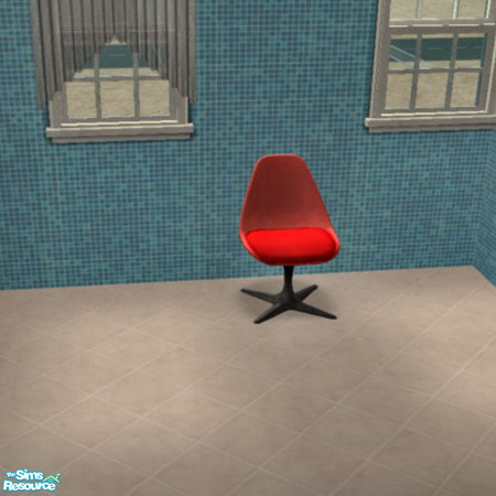 Sims 2 — Red Eggchair by Phadrae — This is the red eggchair for my EggChair Extravaganza set-hope you like it!