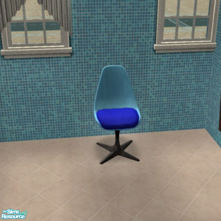 Sims 2 — Blue eggchair by Phadrae — This is the blue eggchair for my Egg Chair Extravaganza set-hope you like it!