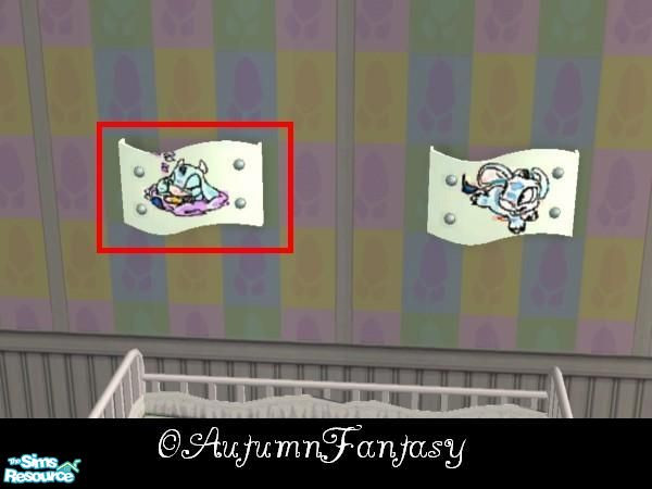Sims 2 — NeoPets Wall Light - Kau Sleeping by AutumnFantasy — I am very sorry if this object came out blue!! I had to