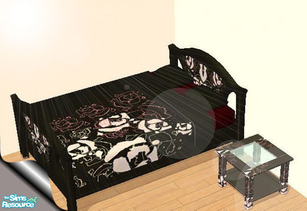 Sims 2 — FunkRose- End Table by AngelKitten056 — The Funk Rose set only uses 3 colors: Pink, white and brown. Add some