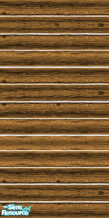 Sims 2 — Rustic Log by dancingaphrodite — Indoors or out, this will invite a touch of the charmingly simple country life