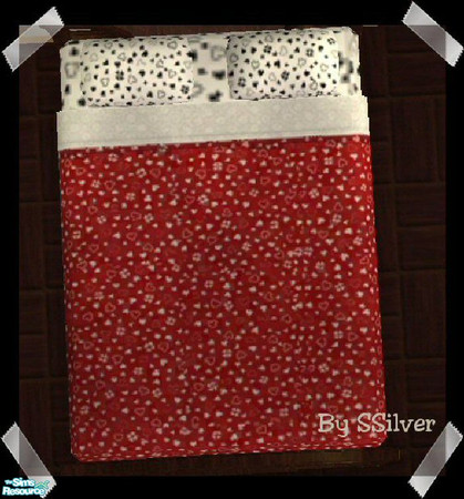 Sims 2 — Be My Valentine Bedding by SSilver — Part of my "Be My Valentine" Nursery.