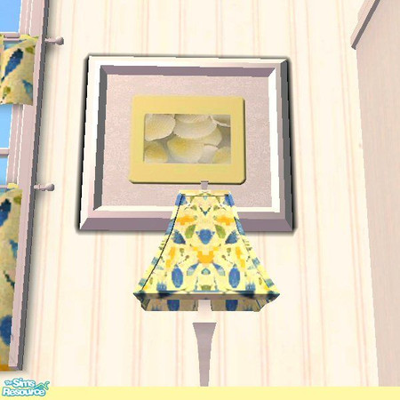 Sims 2 — Yellow Shells Painting by Betsy4arts — Looks good in any room that needs a little color but goes with my
