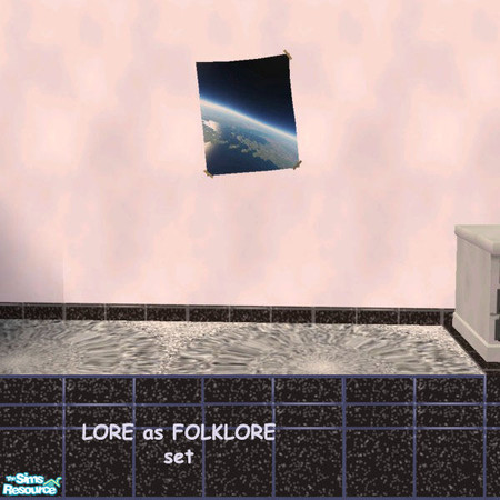 Sims 2 — "Out there" poster by lorettamouse — .