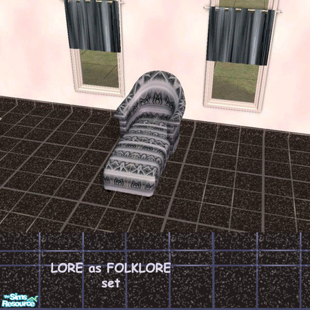 Sims 2 — Nap chair by lorettamouse — Just like ancient Greeks!.. Nap and think, think and dream! Please rate my first