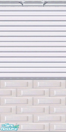 Sims 2 — Double Brick Lower by Lorah — An exterior wall.
