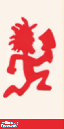 Sims 2 — Red Hatchetman by WickedMayesJuggalette — If you like this, please sign my guestbook!