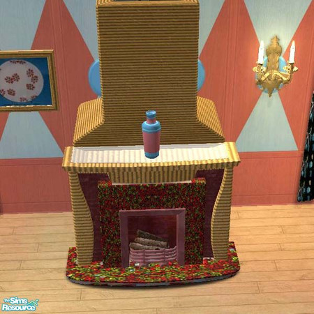 Sims 2 — Dining room fireplace BASE by buntah — This is part of my Dinner Is Served dining room set. 