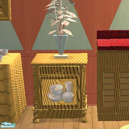 Sims 2 — Dining room cupboard BASE by buntah — This is part of my Dinner Is Served dining room set. Updated with SimPE