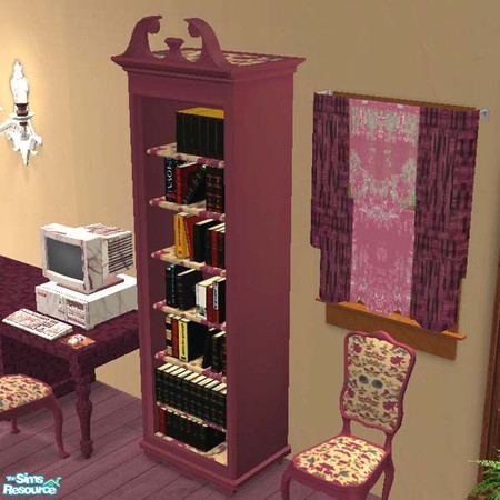 Sims 2 — Luscious bookcase by buntah — This is part of my Luscious Living Room set.