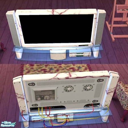 Sims 2 — Luscious TV by buntah — This is part of my Luscious Living Room set.