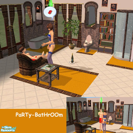 Sims 2 — pARty BatHrOOm! by gbourn — life is fun!
