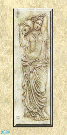Sims 2 — Grecian Bath - Spring Goddess Wall by VictoriaGrace — 