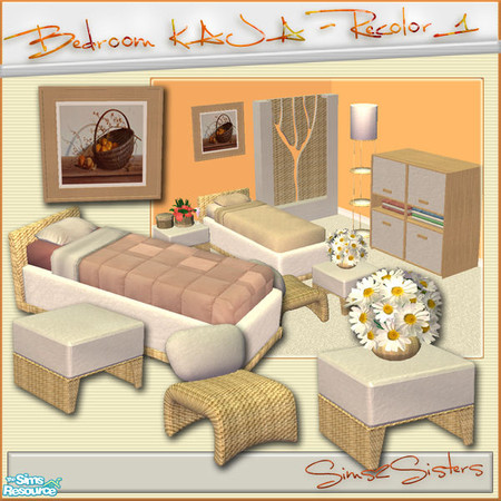 Sims 2 — S2S Bedroom KAJA - Recolor 1 by sims2sisters — 