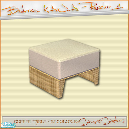Sims 2 — S2S Bedroom KAJA - Recolor 1 - Coffee Table by sims2sisters — 