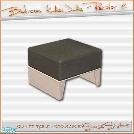Sims 2 — S2S Bedroom KAJA - Recolor 2 - Coffee Table by sims2sisters — 