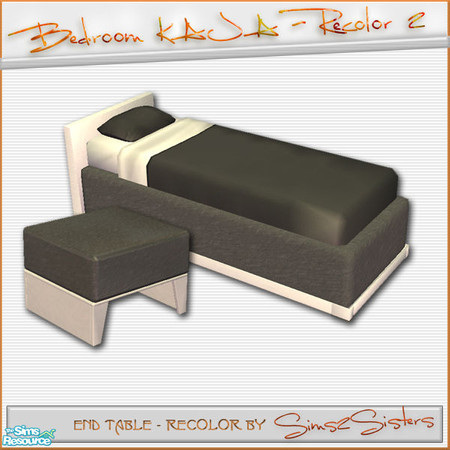 Sims 2 — S2S Bedroom KAJA - Recolor 2 - End Table by sims2sisters — 