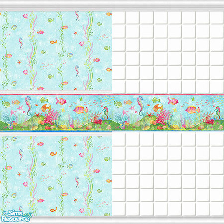 Sims 2 — Ocean Life Set by Halfcreek — created by Halfcreek