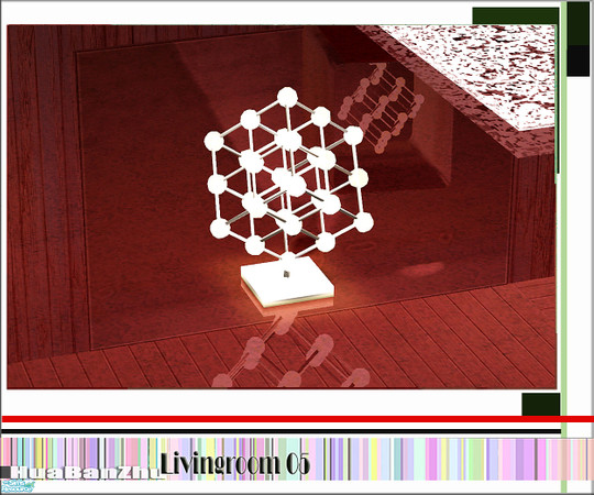 Sims 2 — Huabanzhu livingroom05 - Tablelamp by huabanzhu — 