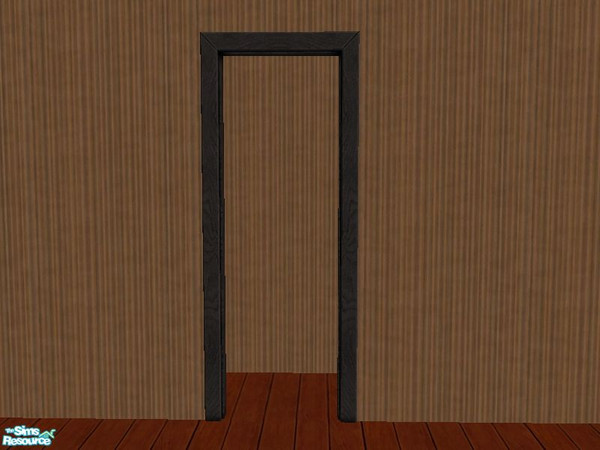 Sims 2 — Country Arch in Black by tamlfra — Black is a color that can match anything, so this recolor was a must for me.