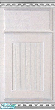 Sims 2 — white panel by The_Unicorn — with nice mouldings