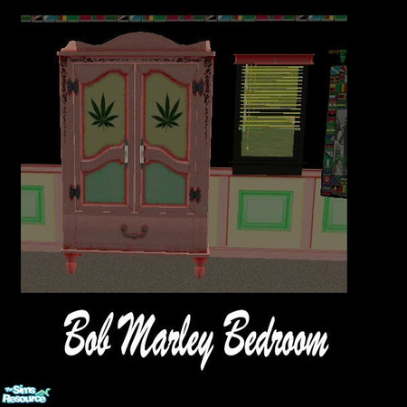 Sims 2 — Bob  Marley Set Blinds by Sab — Bob Marley Set Blinds