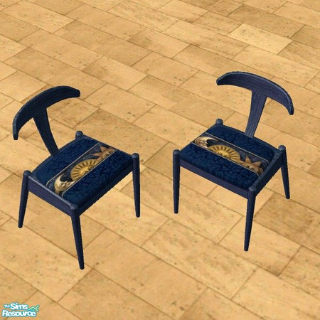 Sims 2 — Celestial Kitchen - Chair Wood by Bitzybus — To go with the Celestial Kitchen set. This is the wood part.