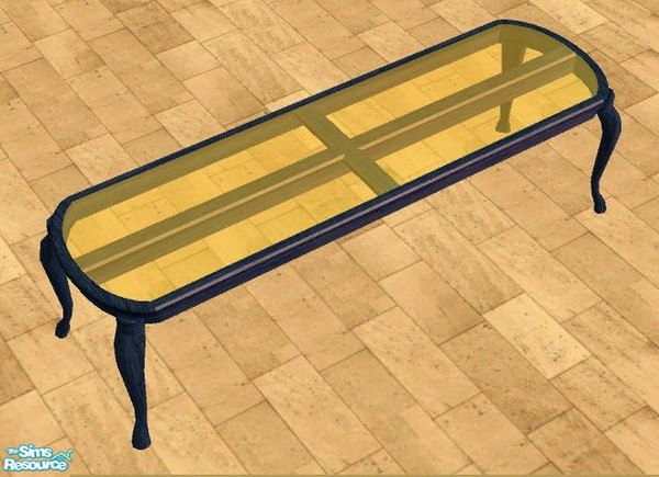 Sims 2 — Celestial Kitchen - Dining Table Glass by Bitzybus — This is the glass part for the table. To go with the
