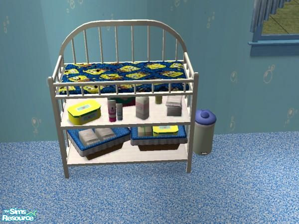 Sims 2 — Spongebob Changing Table by jeyca — Part of the Spongebob Square Pants Bedroom Set.