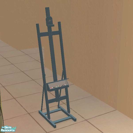 Sims 2 — Wedgewood blue easel by buntah — This is part of my Learning Center set.