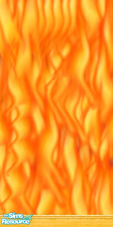 Sims 2 — Fire by ive — Wall with fire.