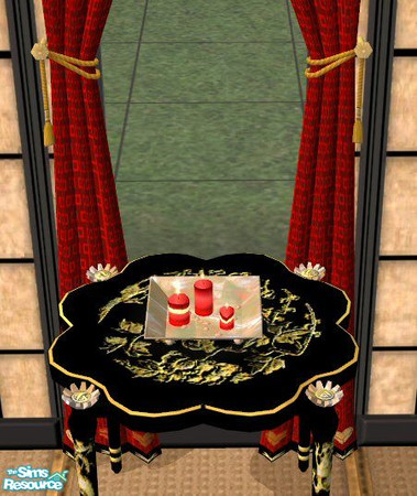 Sims 2 — Oriental Candle Base by Nikki041498 — Candle base made of a single piece of Mother of Pearl. *Fixed File*