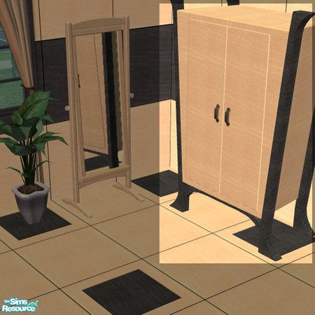 Sims 2 — NE Armoire by Tiara — Part of the Natural Enchantment Bedroom.