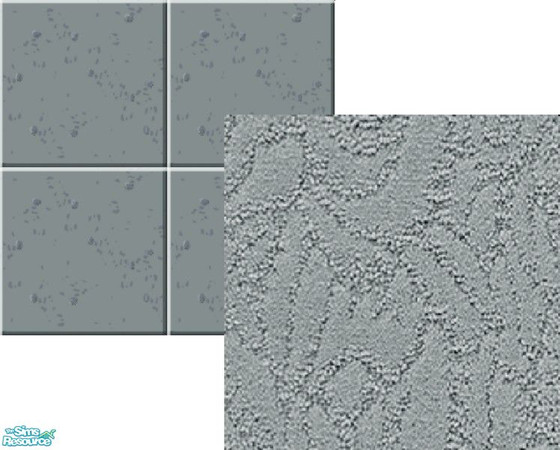 Sims 2 — Pale Blue Flooring by TSR Archive — Matching pale blue carpet & tile.