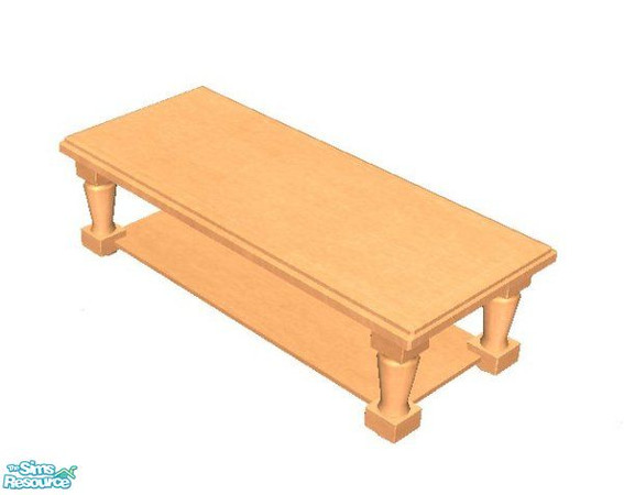 Sims 2 — Native Days Coffee Table by STP Carly — A little mix of all things native for this simple sitting room. Updated