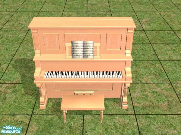 Sims 2 — Natural Wood Piano by jeyca — If you love wood but aren't crazy about the mahogany maxis, you'll really enjoy