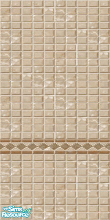 Sims 2 — "Coloratura" wall tile by TSR Archive — Matches one of the Maxis original "Coloratura"